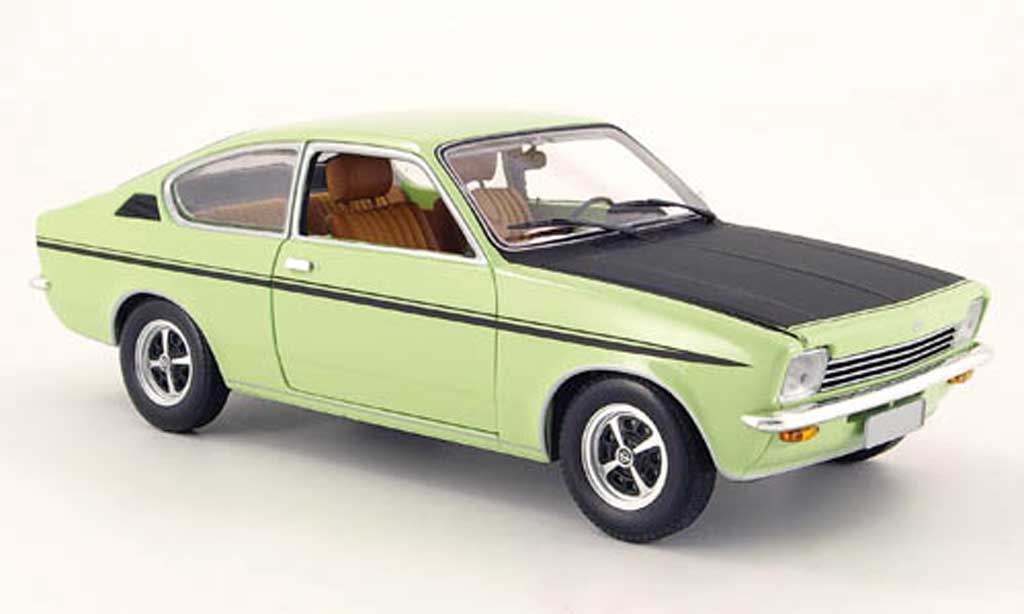 Opel Kadett coupe 1/18 Minichamps coupe c sr grun 1976 modelauto