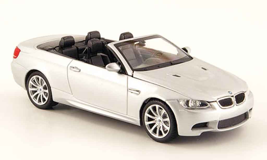 Bmw M3 E93 1/43 Minichamps E93 Cabriolet grijs metallic 2008 modelauto