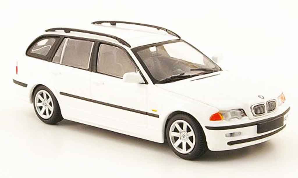 Bmw 323 1/43 Minichamps Touring (E46) wit 1999 modelauto