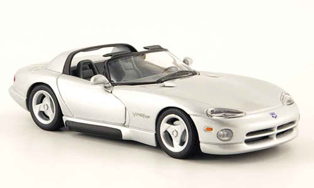 Dodge Viper RT 10 1/43 Minichamps RT 10 grijs metallic 1993 modelauto