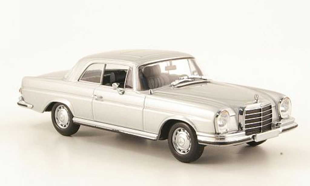 Mercedes 280 SE 1/43 Minichamps SE 3.5 Coupe (W111) gri 1970 modelauto