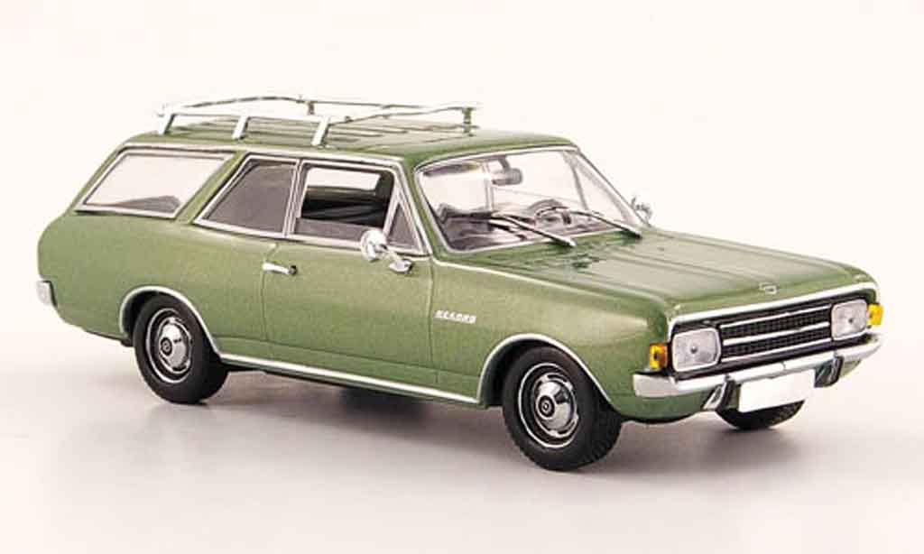 Opel Rekord 1/43 Minichamps c caravan grun 1966 modelauto
