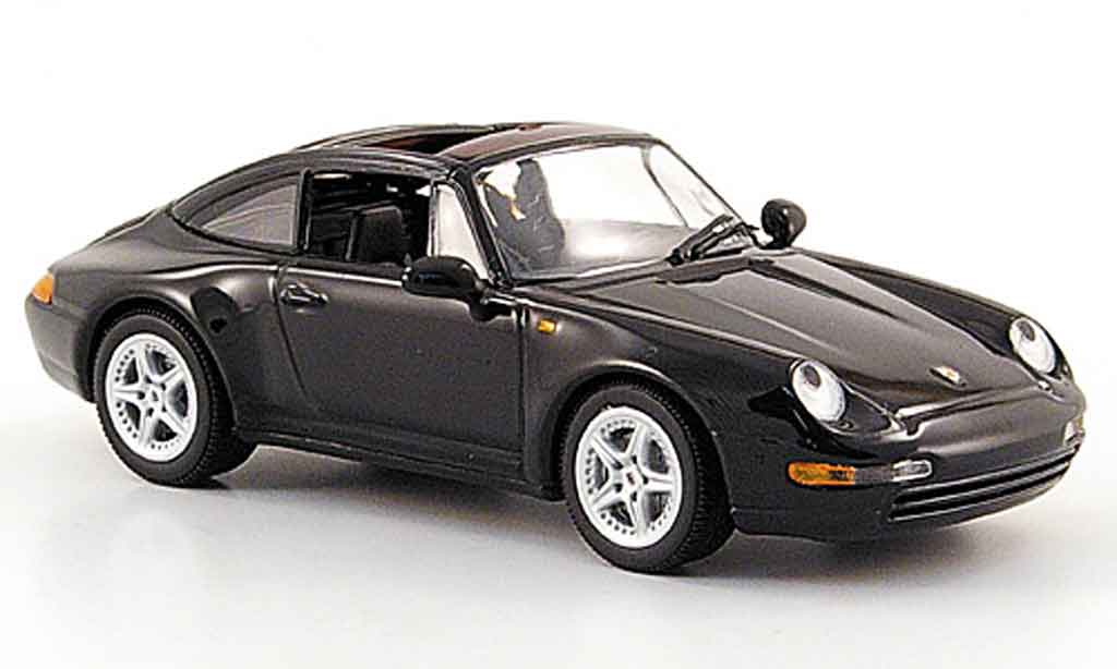 Porsche 993 Targa 1/43 Minichamps Targa Targa () zwart 1995 modelauto
