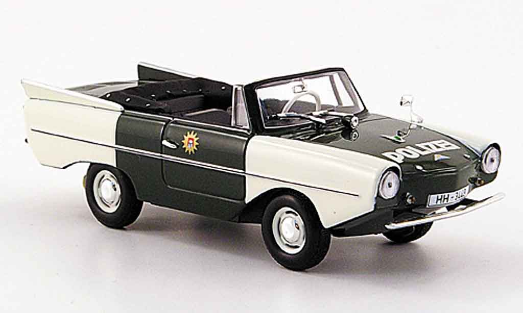 Amphicar Police 1/43 Minichamps politie Hamburg 1965 modelauto