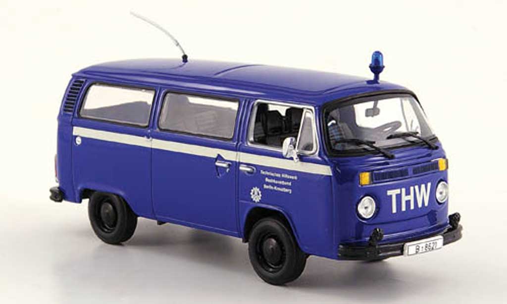 Volkswagen T2 1/43 Minichamps Bus THW Berlin-Kreuzberg 1979 modelauto