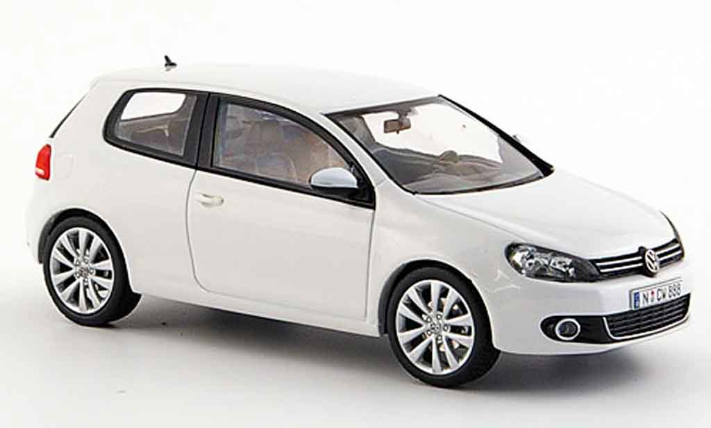 Volkswagen Golf VI 1/43 Schuco VI wit 3 portes concept white modelauto