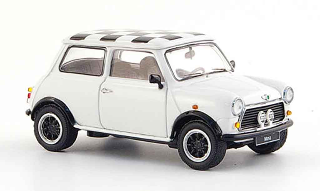 Austin Mini Cooper 1/43 Schuco Cooper wit 1990 modelauto