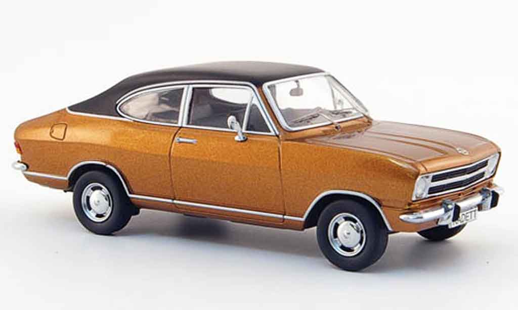 Opel Kadett B 1/43 Schuco B coupe bronze zwart 1967 modelauto