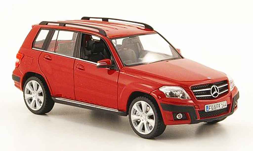 Mercedes Classe GLK 1/43 Schuco Offroad rood 2008 modelauto