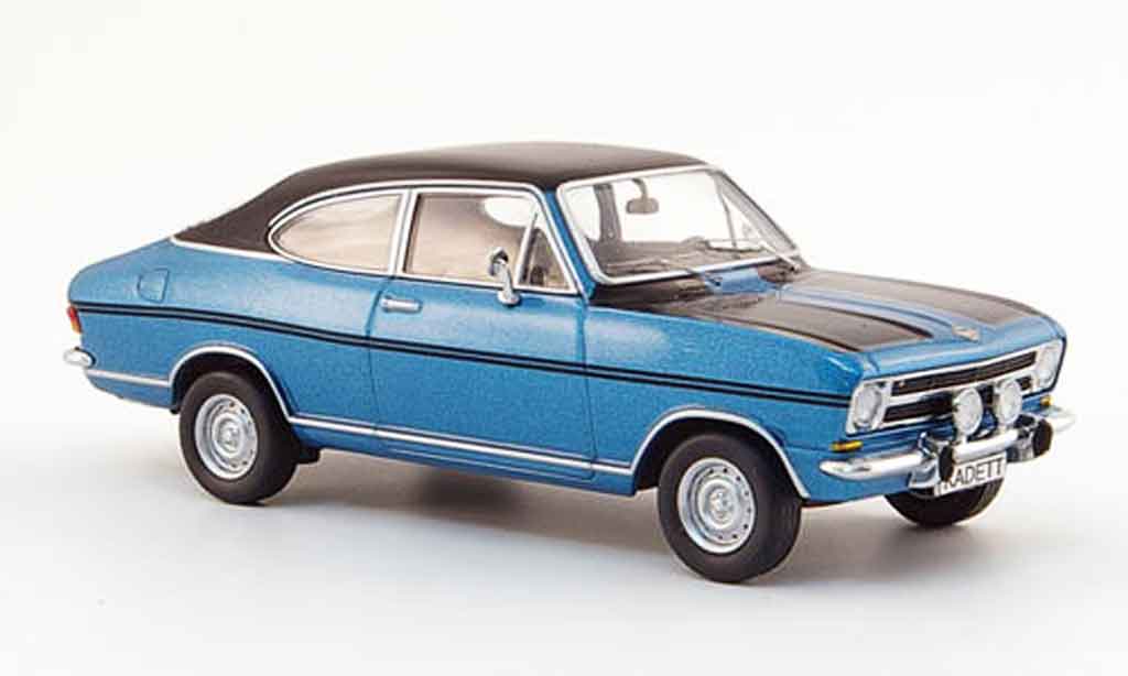 Opel Kadett B 1/43 Schuco B coupe rallye blauw 1970 modelauto