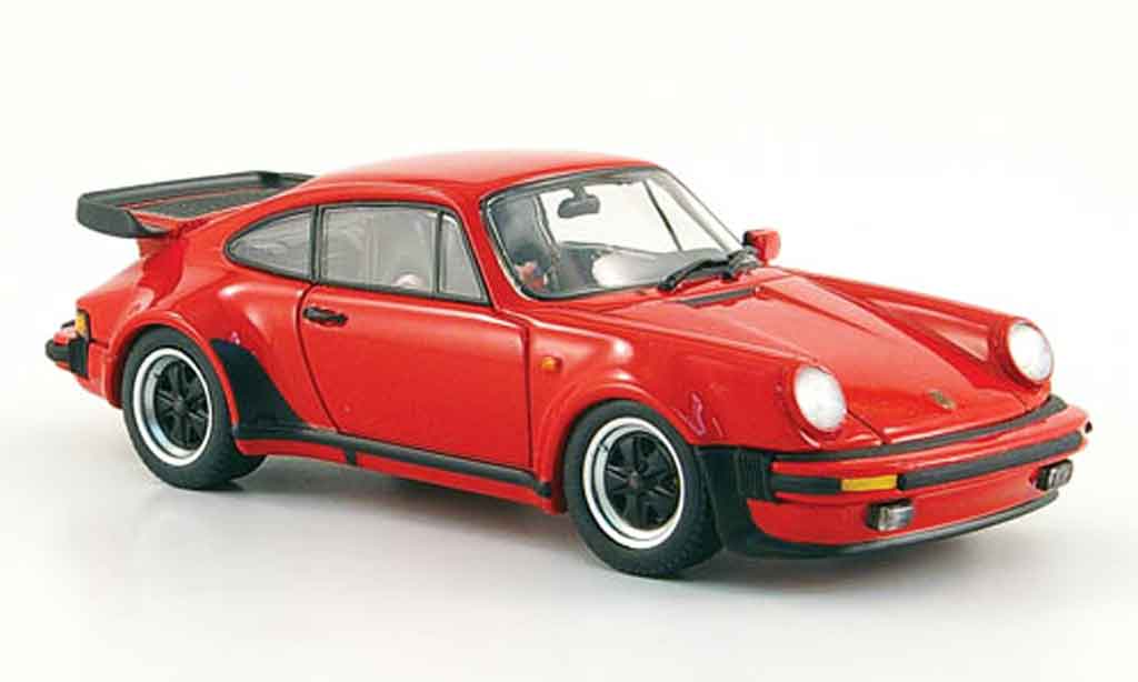 Porsche 930 Turbo 1/43 Ebbro Turbo Turbo rood 1978 modelauto