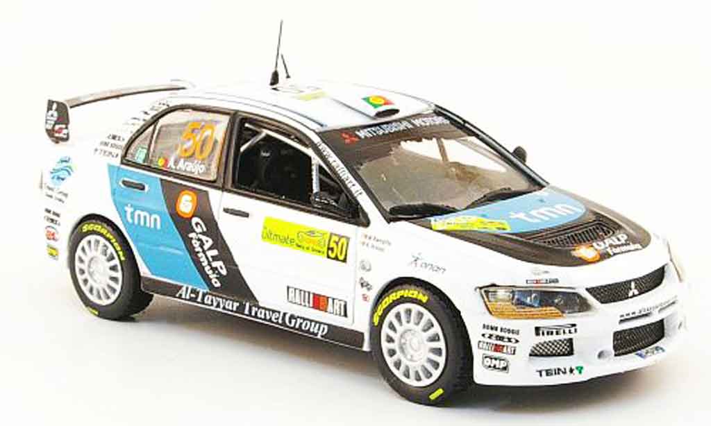 Mitsubishi Lancer Evolution IX 1/43 Vitesse Evolution IX No.50 PWRC Rally Griechenland 2008 modelauto