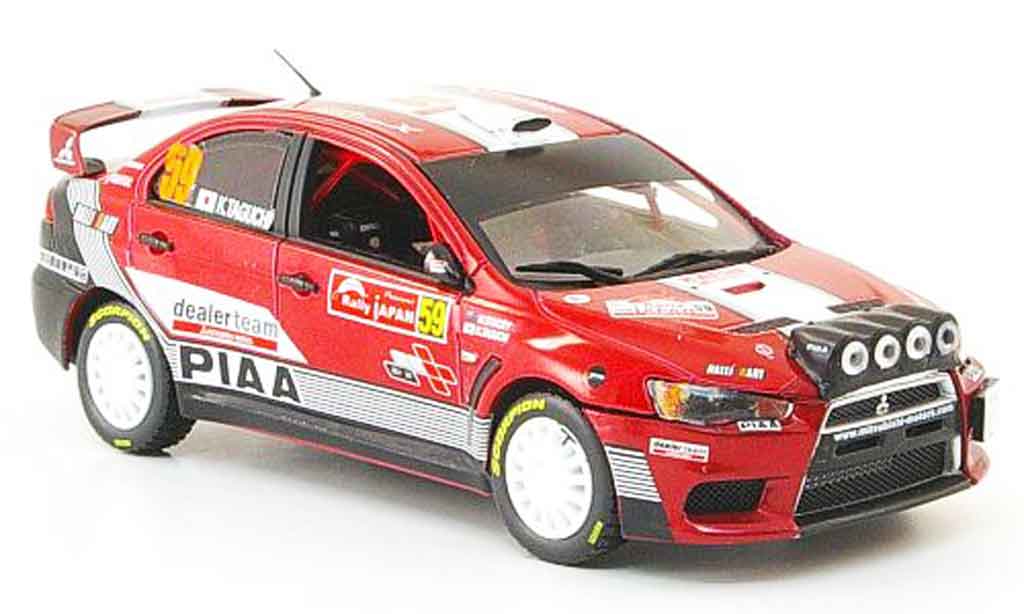 Mitsubishi Lancer Evolution X 1/43 Vitesse Evolution X No.59 RalliArt Rally Japan 2008 modelauto