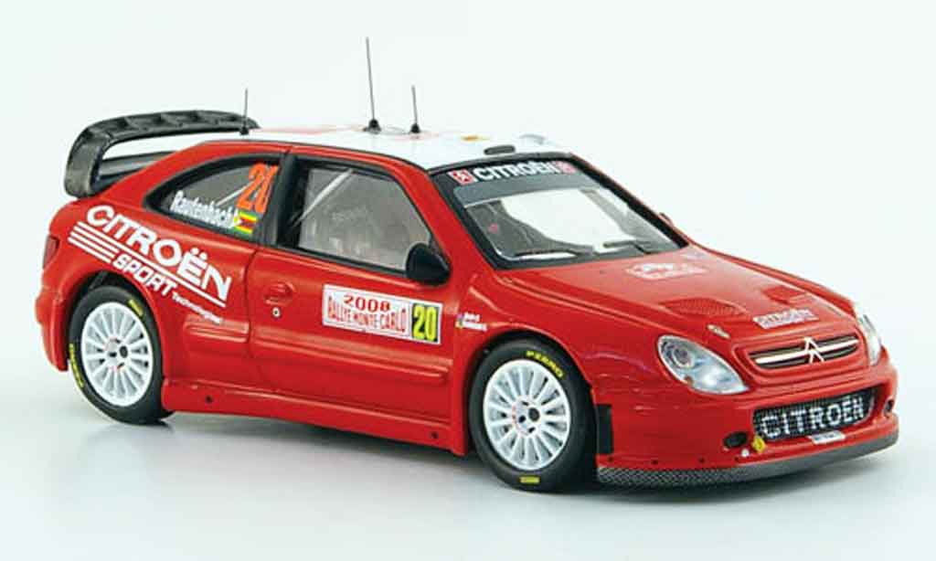 Citroen Xsara WRC 2008 1/43 IXO WRC 2008 no.20 rautenbach senior rallye monte carlo modelauto