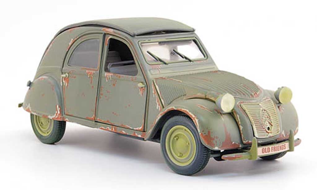Citroen 2CV 1/18 Maisto grijs rouille 1952 modelauto