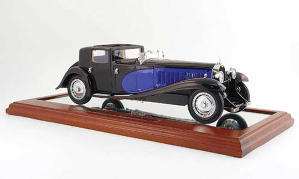 Bugatti Royale 1/18 Bauer coupe de ville zwart blauw 1931 modelauto