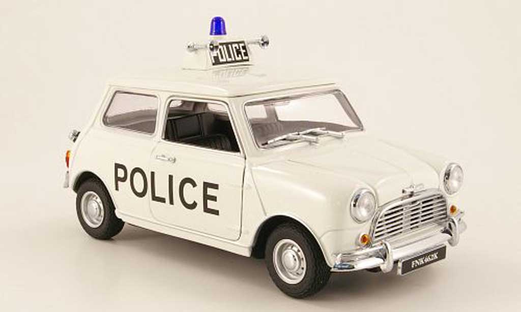 Austin Mini Cooper S 1/18 Kyosho Cooper S politie (gb) 1968 modelauto