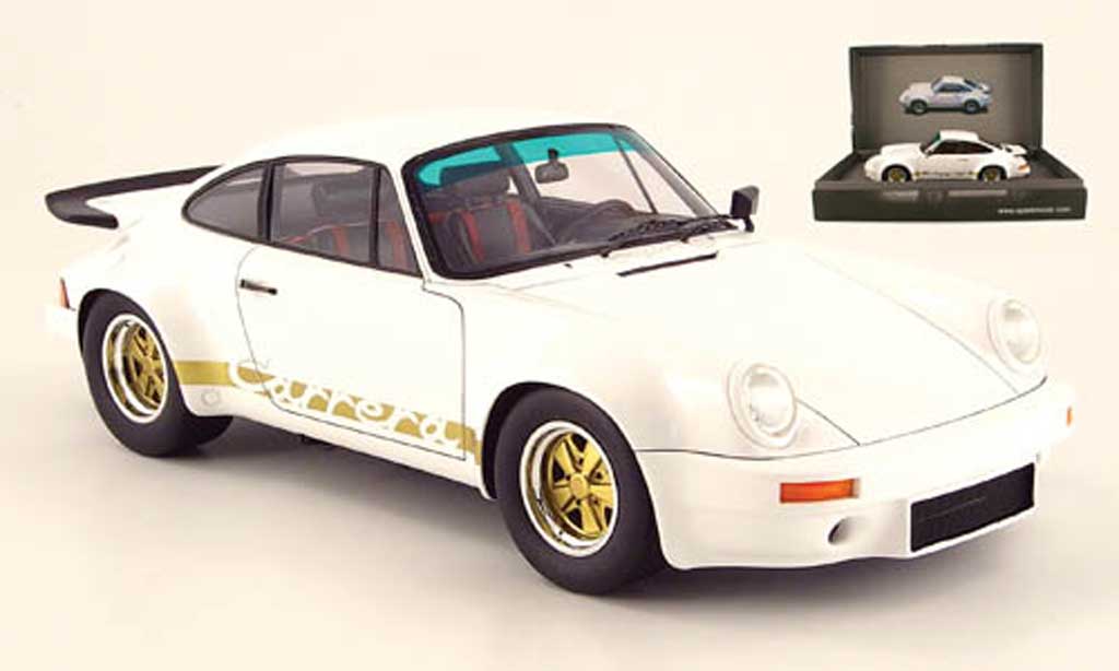 Porsche 930 RS 1/18 Spark RS carrera 3.0 wit 1974 modelauto