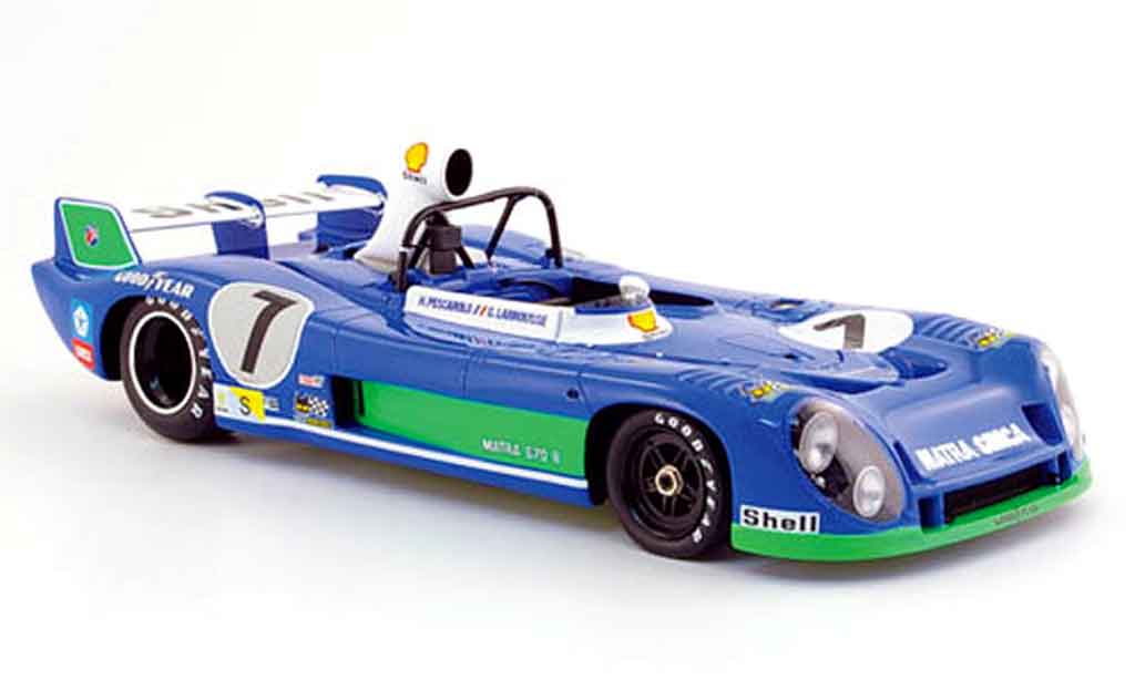 Simca Matra 1/18 Spark ms 670 b no.7 gitanes sieger le mans 1974 modelauto