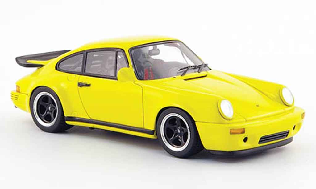 Ruf CTR 1987 1/43 Spark 1987 Sport geel modelauto