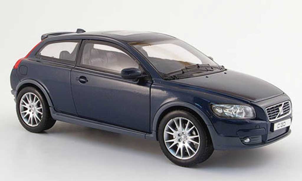 Volvo C30 1/18 Powco blauwgrun 2006 modelauto