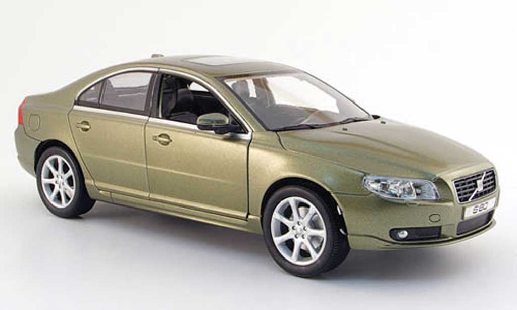 Volvo S80 1/18 Powco grun 2007 modelauto