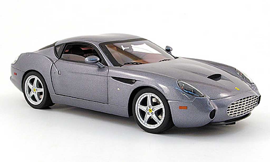Ferrari 575 GTZ 1/18 Hot Wheels GTZ zagato grijs modelauto