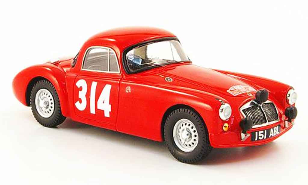 MG A 1/43 Bizarre No.314 Rally Monte Carlo 1962 modelauto