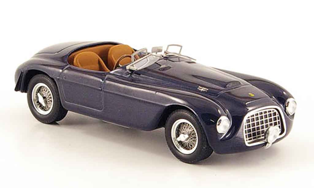 Ferrari 166 1/43 Hot Wheels Elite MM barchetta blauw modelauto