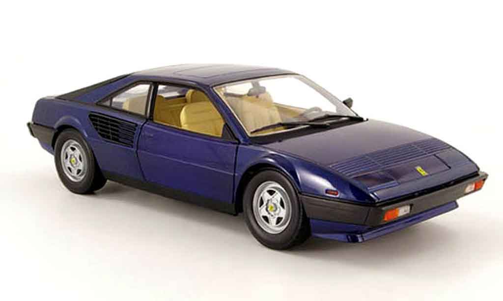 Ferrari Mondial 1/18 Hot Wheels 8 blauw 1980 modelauto