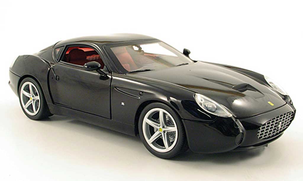 Ferrari 575 GTZ 1/18 Hot Wheels GTZ zagato zwart modelauto