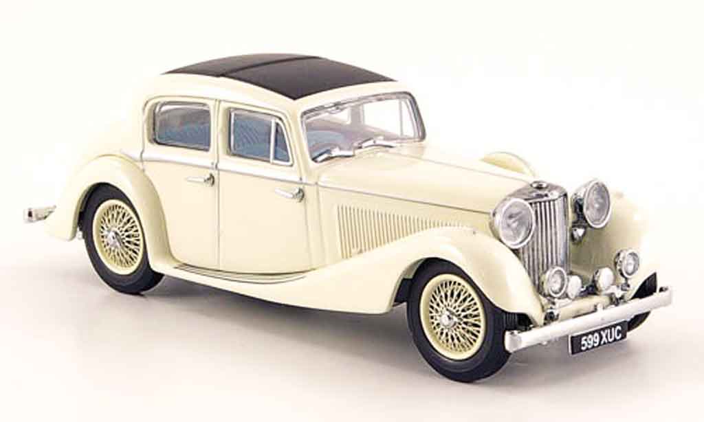 Jaguar SS 1/43 Oxford 2.5 saloon creme modelauto