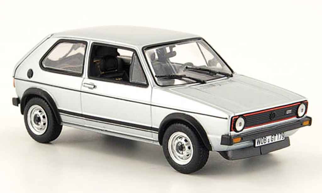 Volkswagen Golf 1 GTI 1/43 Norev 1 GTI grijs metallic 1976 modelauto