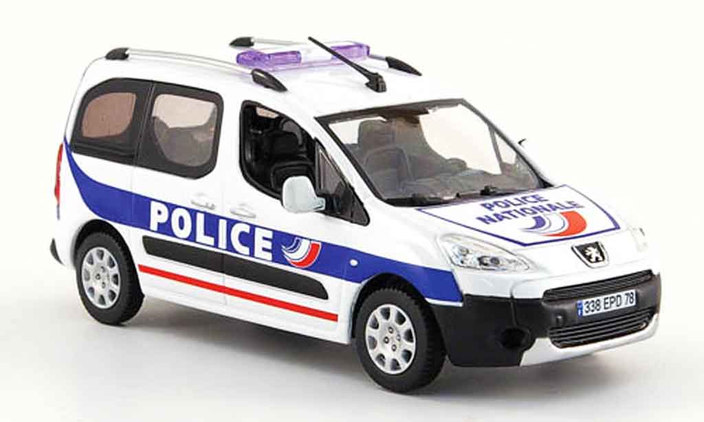 Peugeot Partner 1/43 Norev politie nationale politie 2008 modelauto