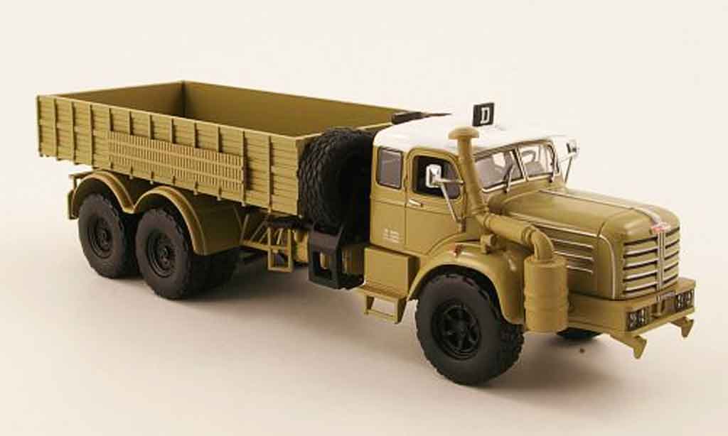 Berliet GBO 1/43 Norev 15 6x4 HC beige 1957 modelauto
