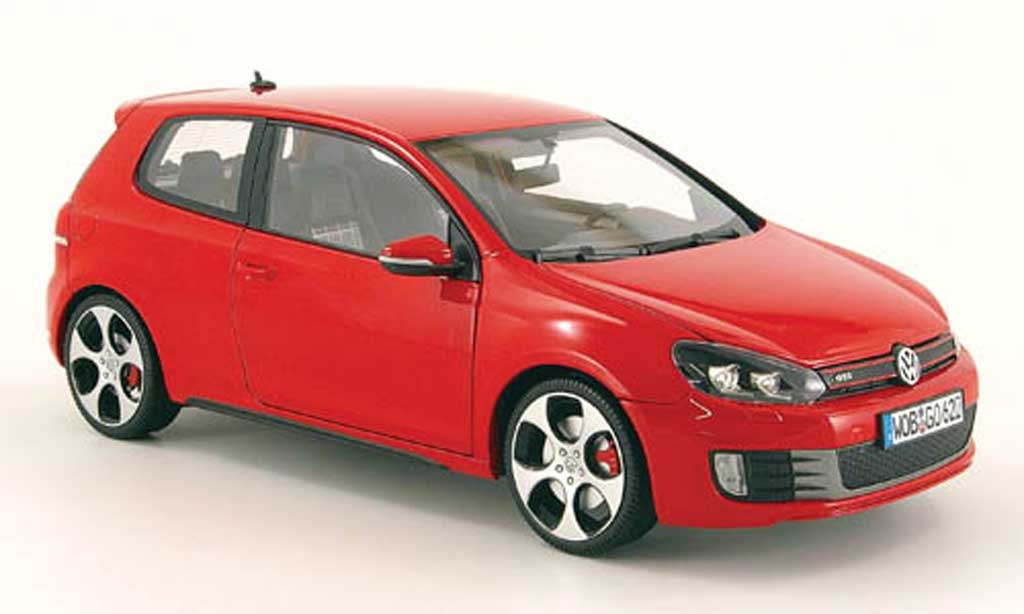Volkswagen Golf VI GTI 1/18 Norev VI GTI rood 3 portes 2009 modelauto