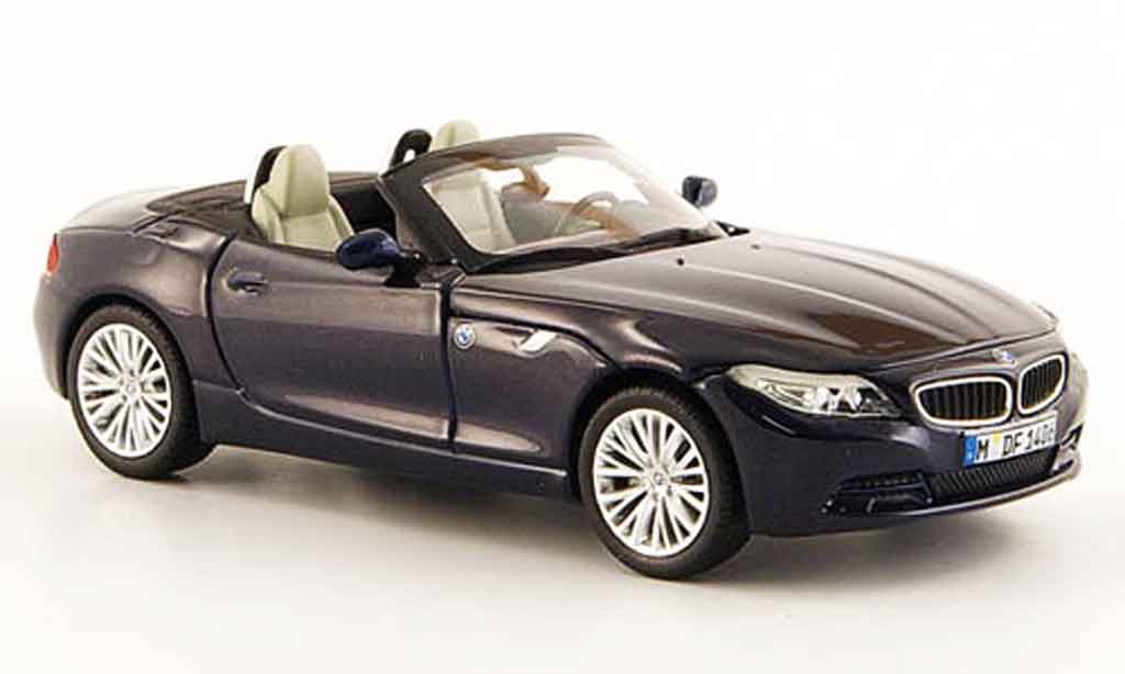 Bmw Z4 E89 1/43 Minichamps E89 Roadster blauw 2009 modelauto
