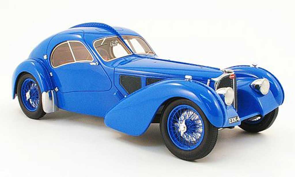 Bugatti 57 SC 1/18 Neo SC atlantic blauw 1938 modelauto