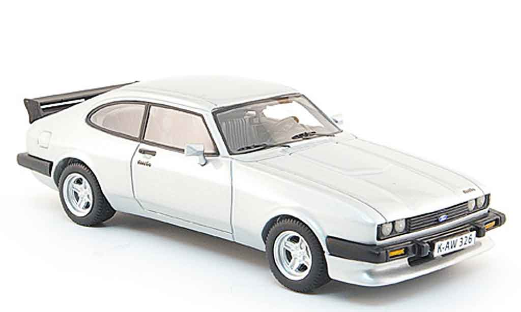 Ford Capri 1/43 Neo MK III Turbo grijs metallic 1981 modelauto