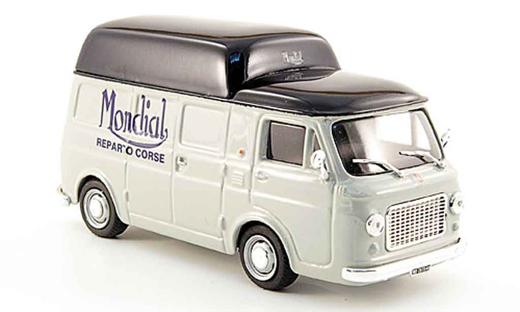 Fiat 238 1/43 Pego Mondial Reparto Corse grijs blauw 1975 modelauto