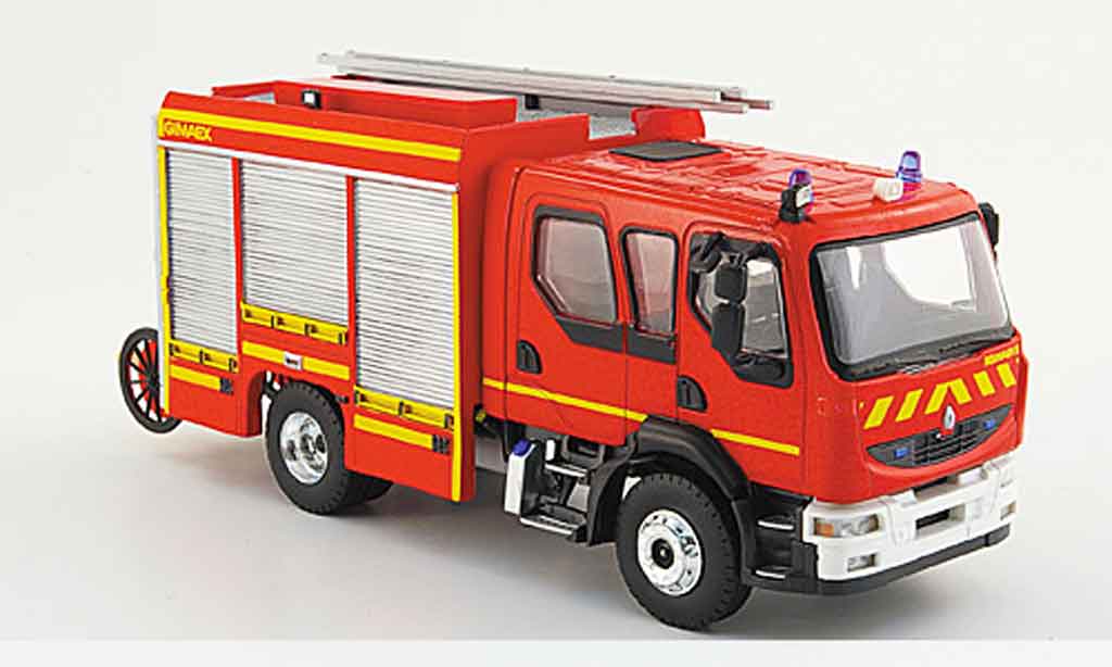 Renault Midlum 1/43 Eligor doppelkabine fpt franzosische pompier modelauto