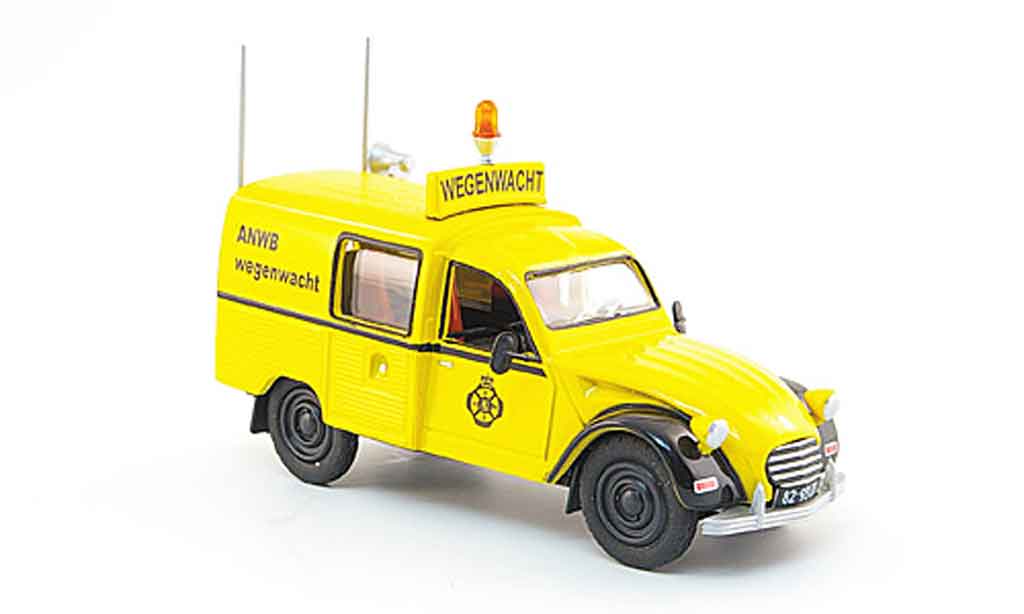 Citroen 3CV 1/43 Eligor anwb straeenwacht modelauto