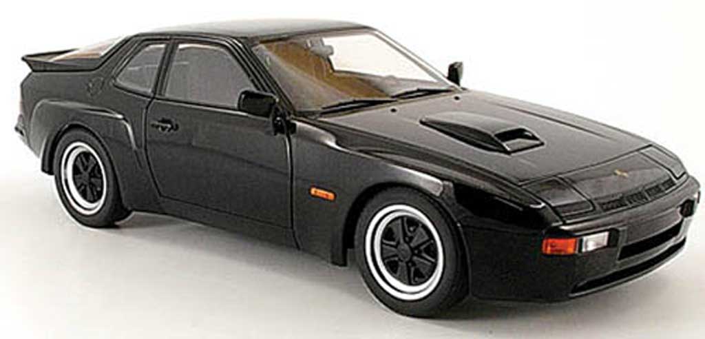 Porsche 924 1980 1/18 Autoart 1980 carrera gt zwart modelauto