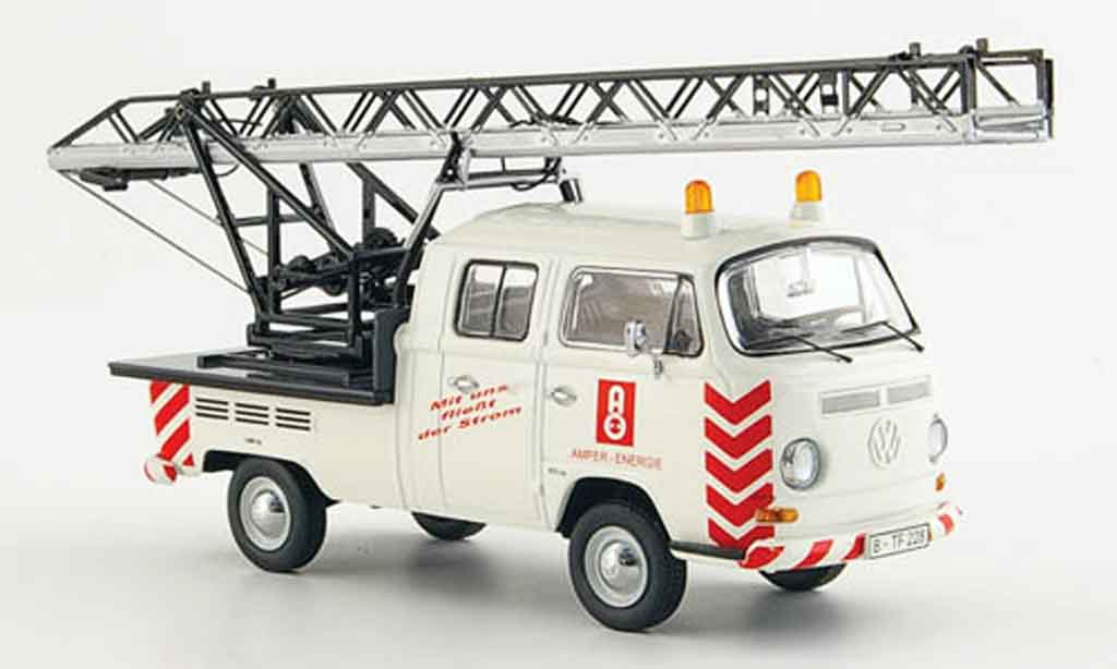 Volkswagen Combi 1/43 Schuco t 2a amper energie leiteraufbau modelauto