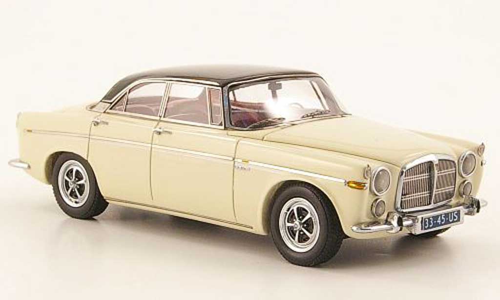 Rover P5B 1/43 Neo Coupe wit creme/zwart-grijs 1971 modelauto