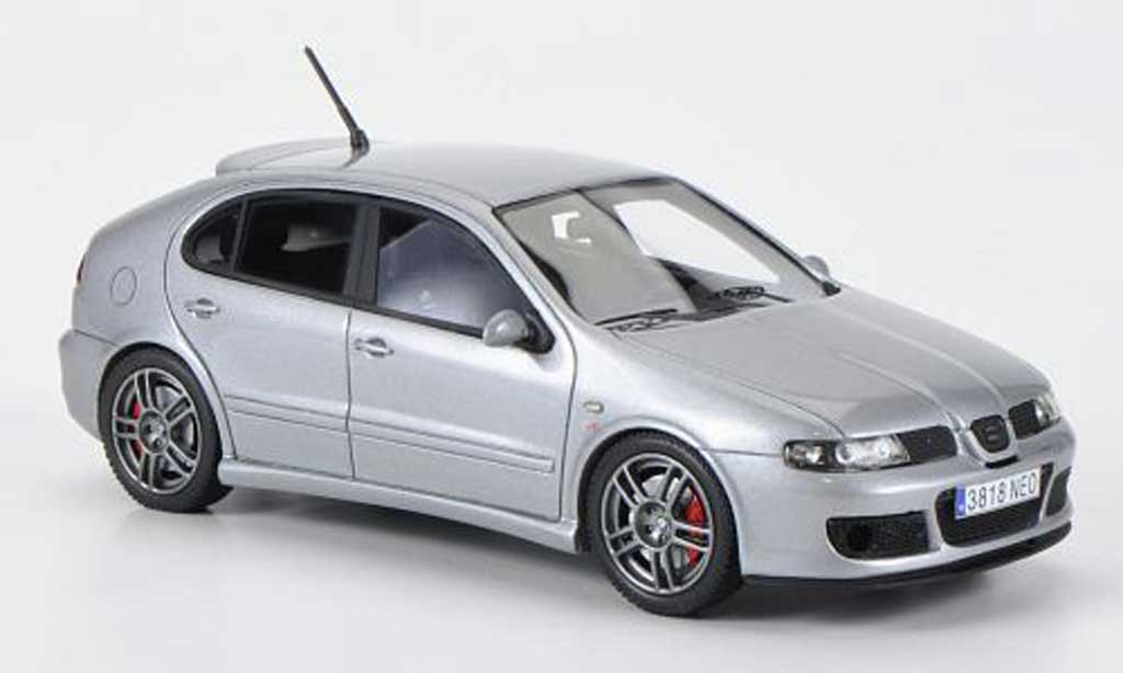 Seat Leon Cupra 1/43 Neo Cupra MK I R grijs 1997 modelauto
