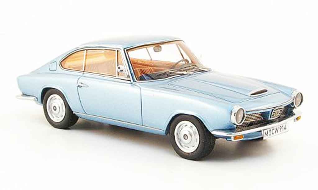 Glas 1700 1/43 Neo GT blauw 1965 modelauto