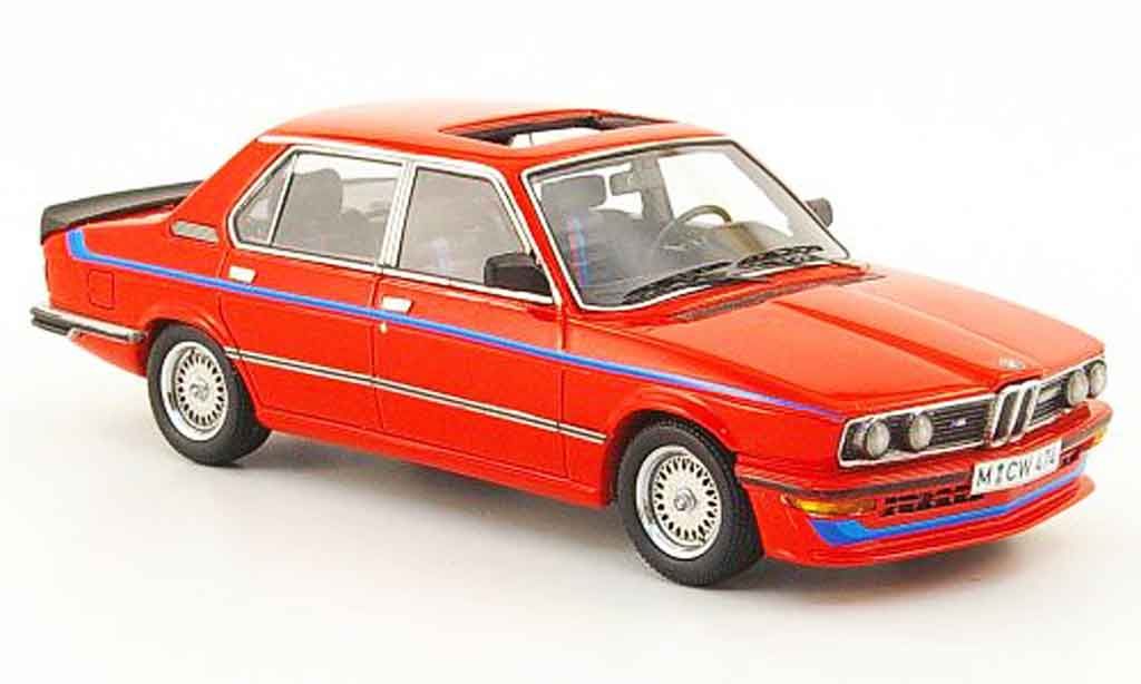 Bmw M5 E12 1/43 Neo E12 535i rood edition liavecee 300 1980 modelauto