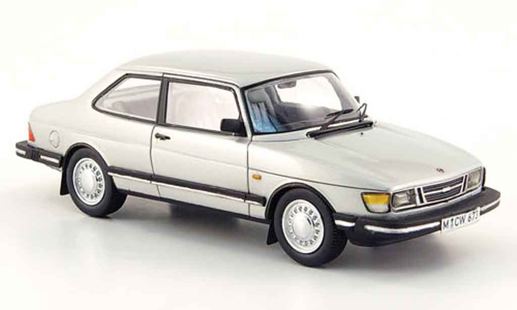 Saab 90 1/43 Neo grijs metallic edition liavecee 300 1985 modelauto