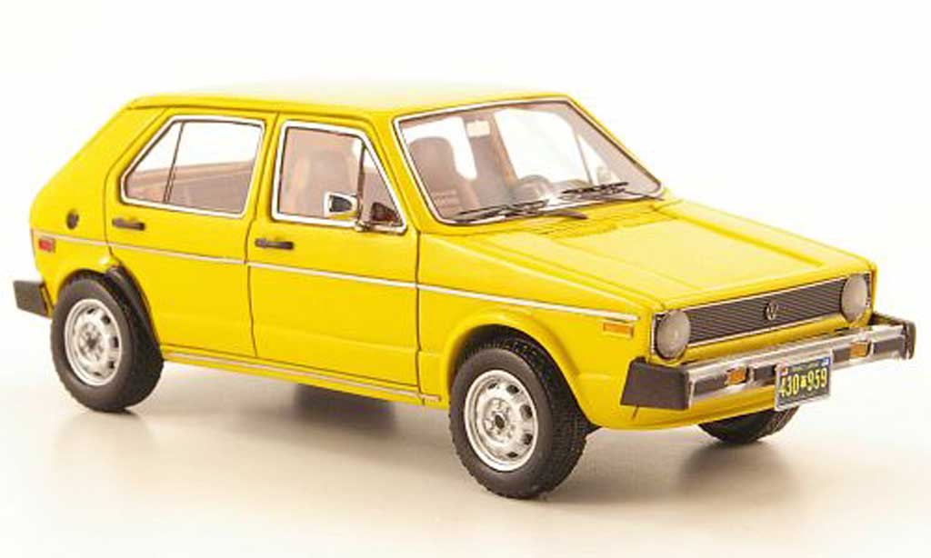 Volkswagen Golf I 1/43 Neo I Rabbit (US I) geel 5-portes lim. Aufl. 300 1975 modelauto